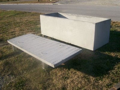 Two Piece Concrete Box