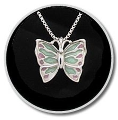 Sterling Silver Butterfly Pendant 